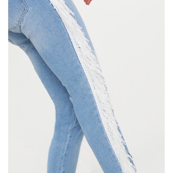 Fringe Boyfriend Jeans from PLT - Picture 1 of 6
